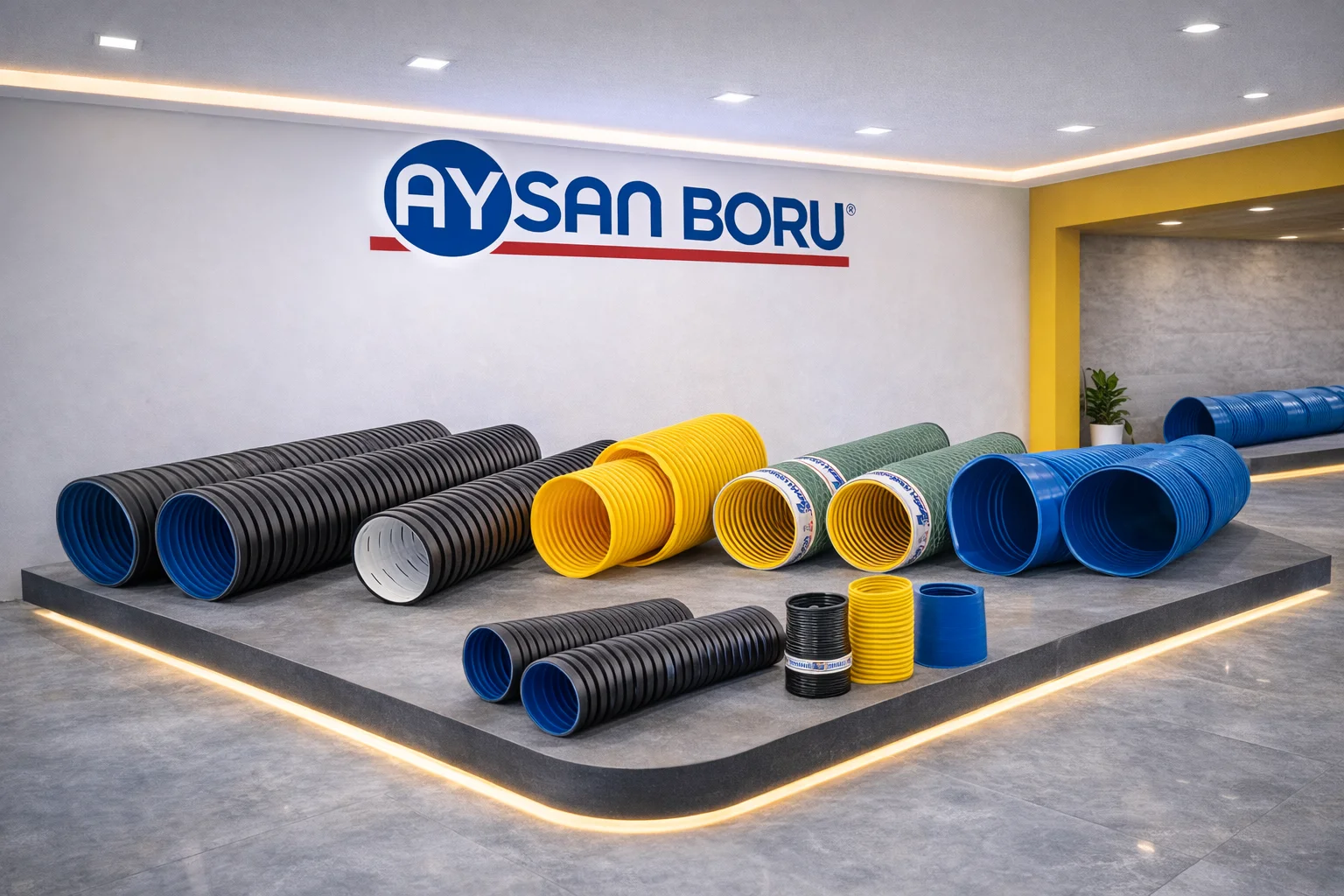 Aysan Boru altyapı drenaj boruları ve koruge sistemleri