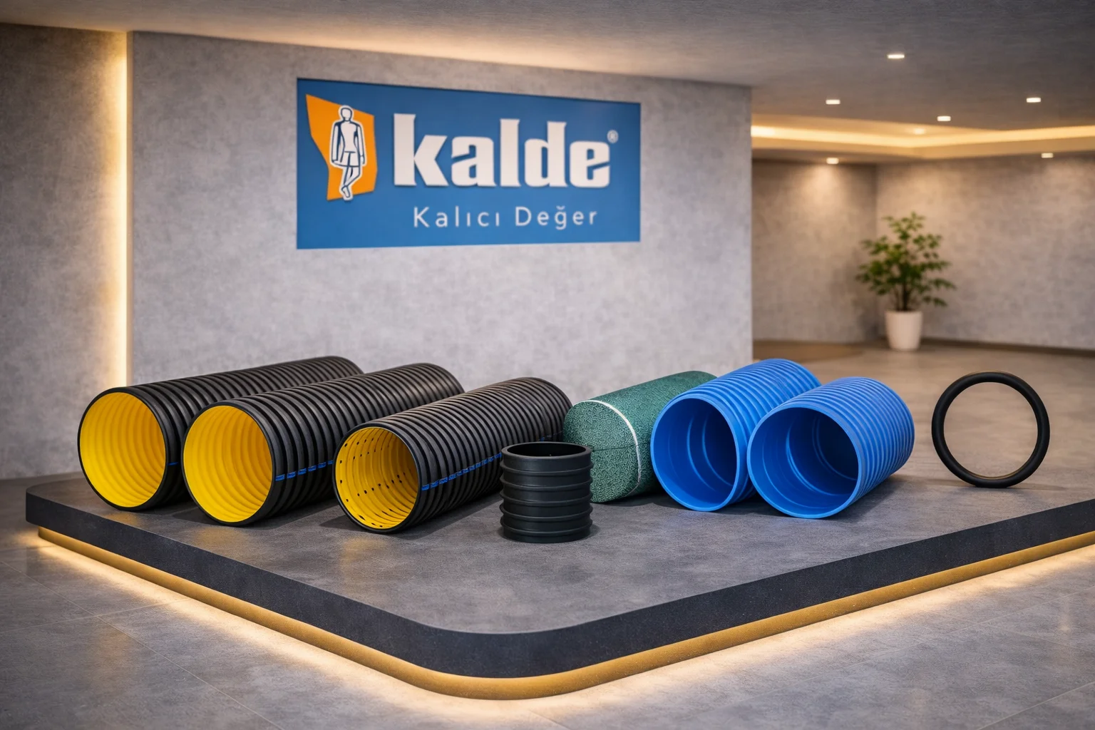 Kalde altyapı drenaj sistemleri hdpe koruge boru çözümleri