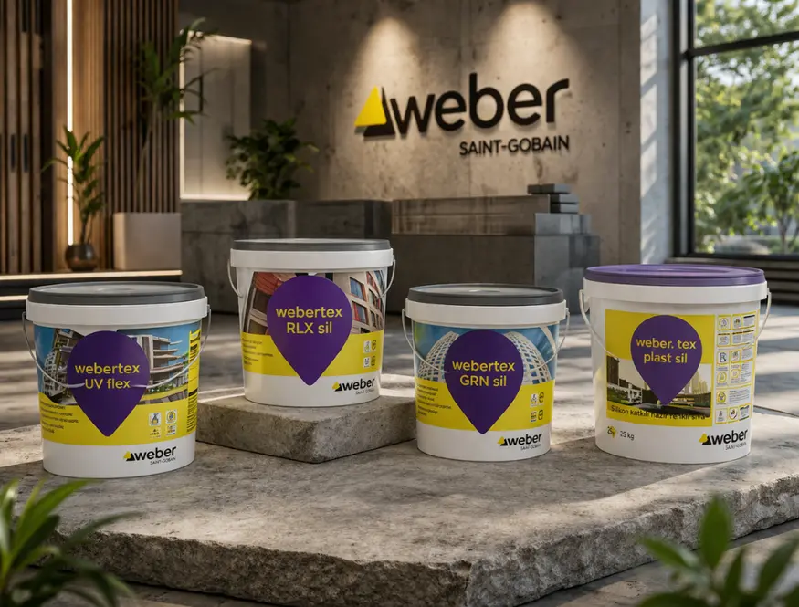Weber yapı kimyasalları dış cephe kaplama ve sıva sistemleri
