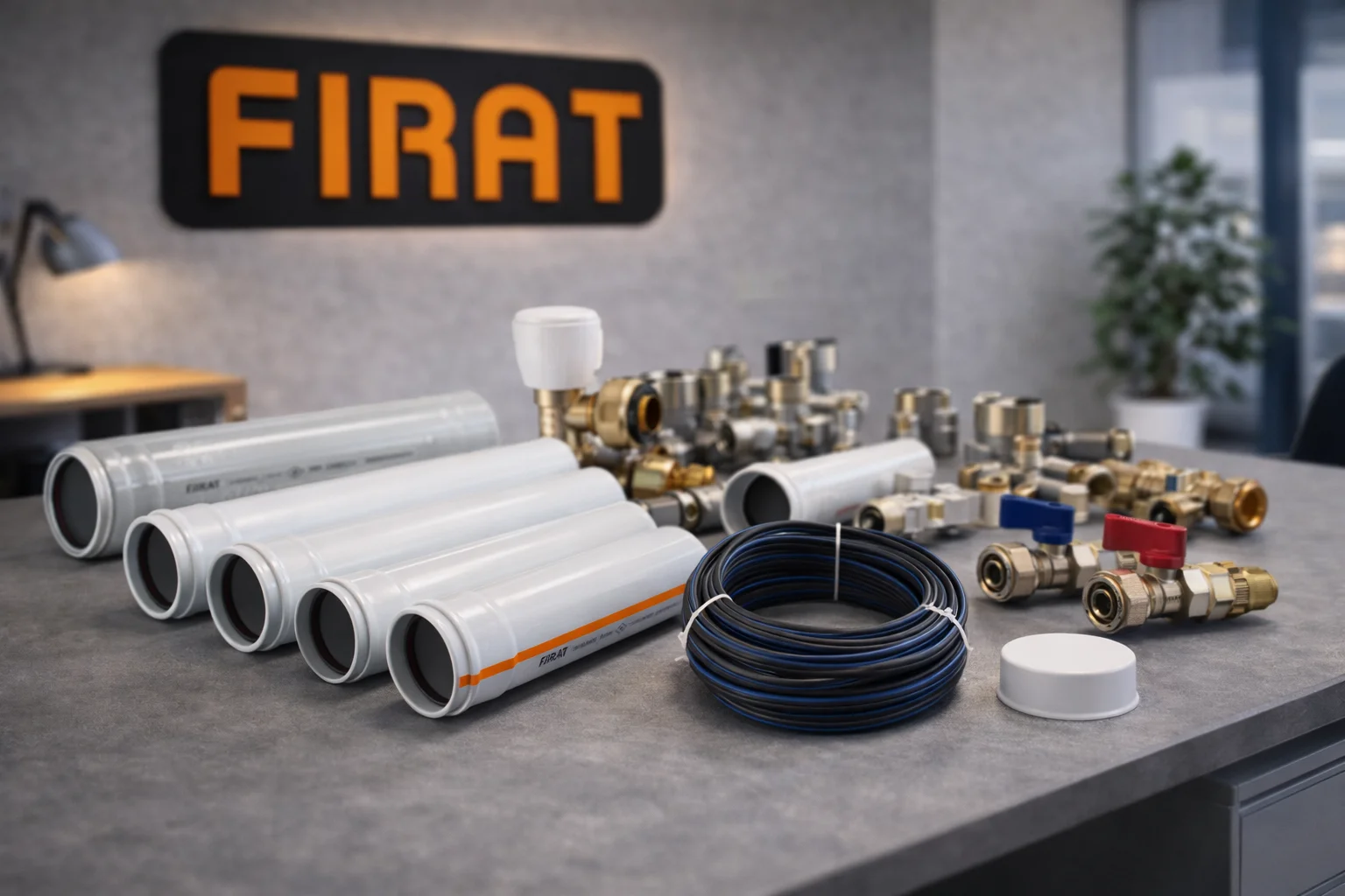 Fırat Boru üstyapı pvc tesisat temiz su ve atık su boru sistemleri