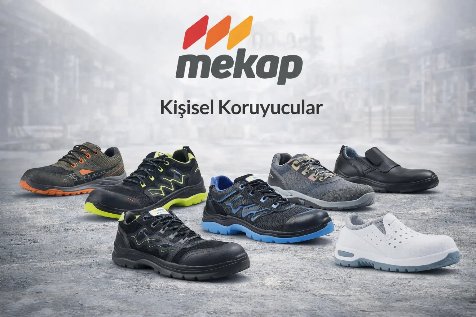 Mekap iş ayakkabıları ve güvenlik botları